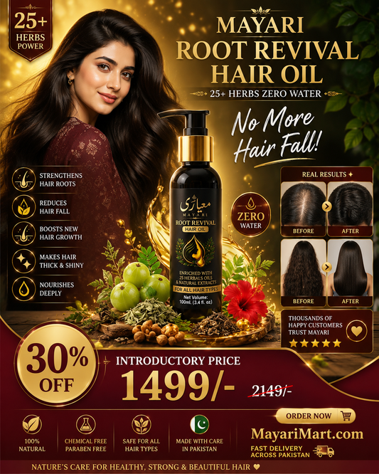 MAYARI Herbal Hair Oil | 25+ Herbs + Zero Water | Strong Roots • Less Breakage • Healthy Hair ✨100 ML