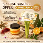 Zafrani Cream & Arencia Vitamin C Booster Shot Combo Pack – Skincare Duo