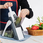 All-in-1 Adjustable Mandoline Slicer & Safe Vegetable Chopper