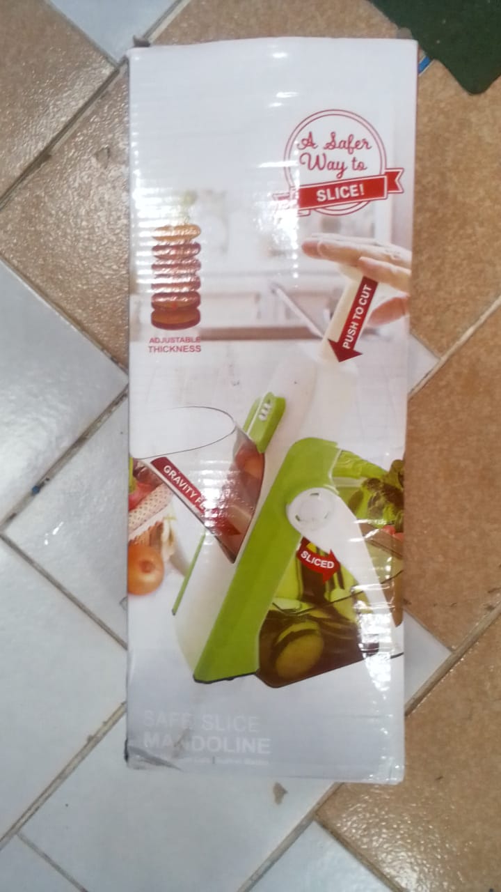 All-in-1 Adjustable Mandoline Slicer & Safe Vegetable Chopper