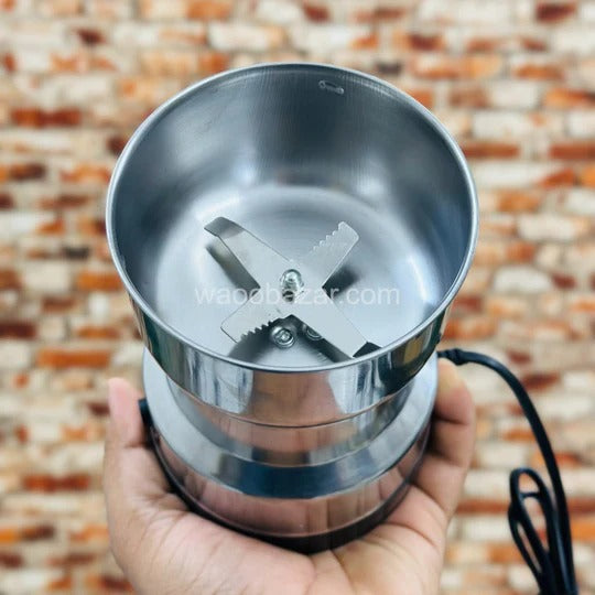 RAF Stainless Steel Electric Coffee Grinder – High-Power Bean & Spice Blender for Home Use