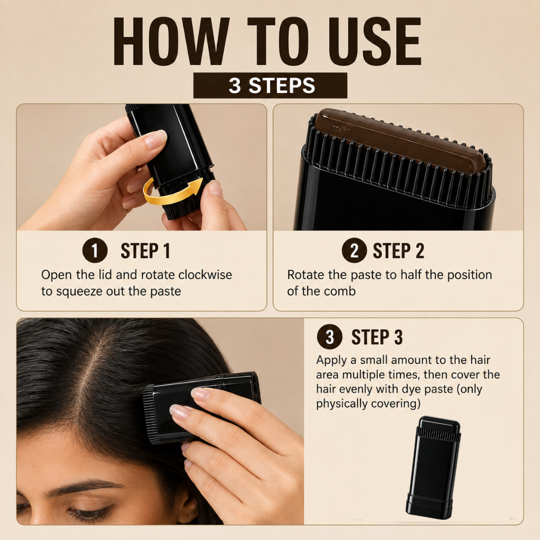 Instant Hair Dye Stick – Waterproof & Sweatproof
