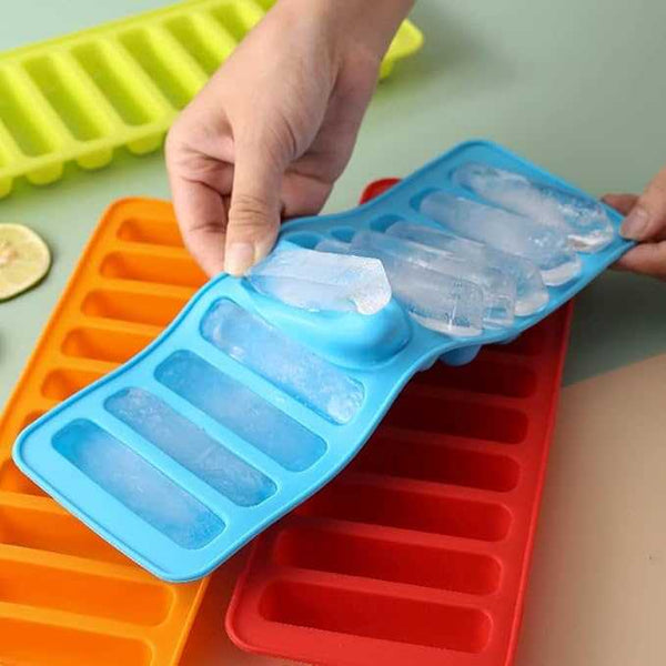 Ice-Line Silicone Tray – Narrow Strip Ice Mold for Water Bottles - o