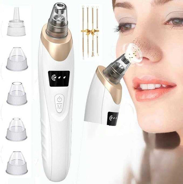 Electric Blackhead Remover Vacuum – Professional Pore Cleaner & Acne Needle Kit
