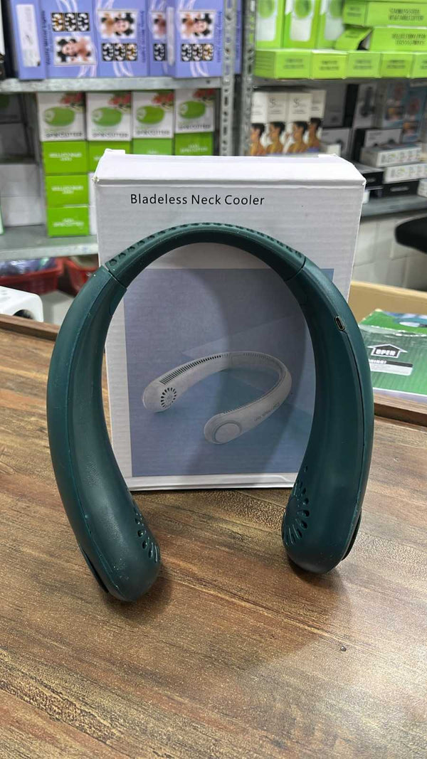 Portable Neck Fan – USB Rechargeable Bladeless Cooling System