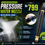 Mega Sale Offer - Imported High Quality Professional Pressure Water Nozzle with Metal Hose Rs 799