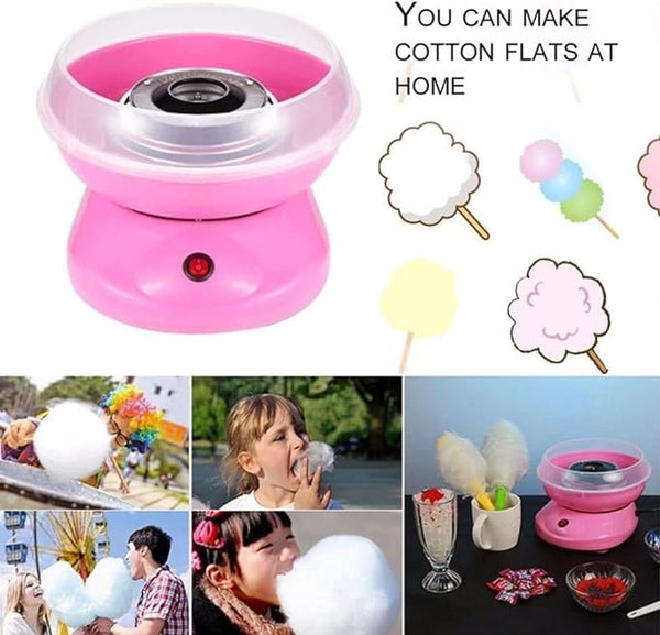 Cotton Candy Maker Device With Free Watch - Random Color