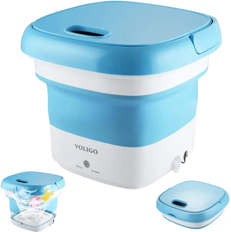 Foldable Mini Washing Machine China imported Heavy Quality -Random color