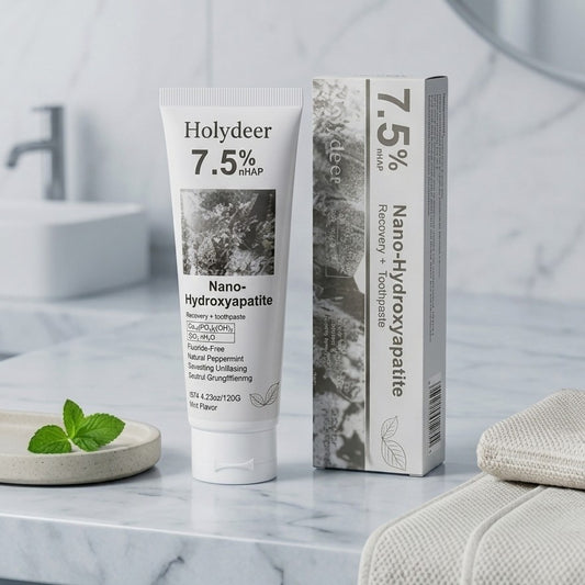 Holydeer Recovery Toothpaste  7.5% Nano-Hydroxyapatite For Enamel Repair & Whitening 120g