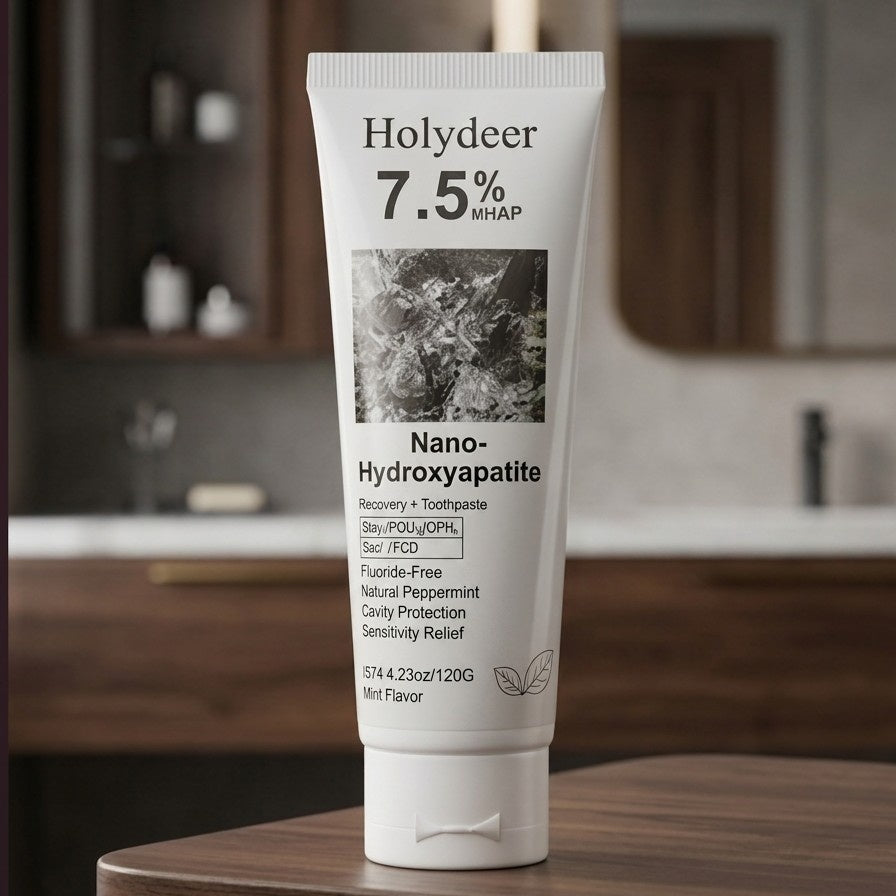 Holydeer Recovery Toothpaste  7.5% Nano-Hydroxyapatite For Enamel Repair & Whitening 120g