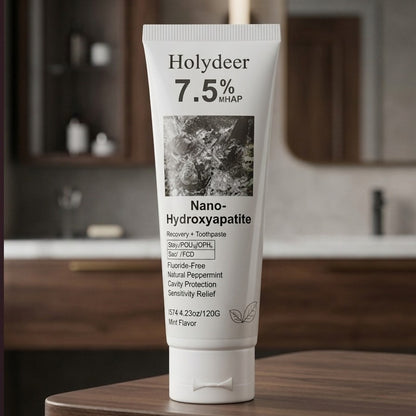 Holydeer Recovery Toothpaste  7.5% Nano-Hydroxyapatite For Enamel Repair & Whitening 120g