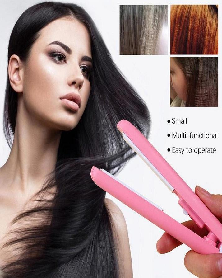 Mini Portable Hair Straightner / Air Smooth, Silky, Frizz-free And Healthy. (with Packing Box) (random Color) (