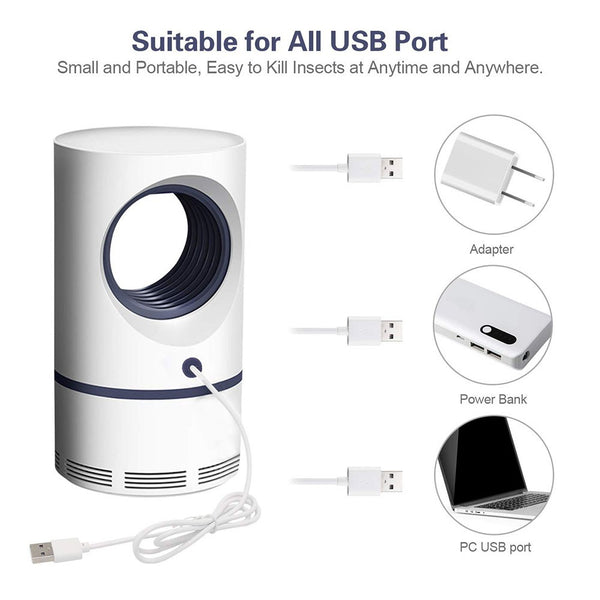 Mosquito Killer Lamp Durable Quality Effective Performance Perfect Choice For Bedroom Office Garden Travel And Household Needs