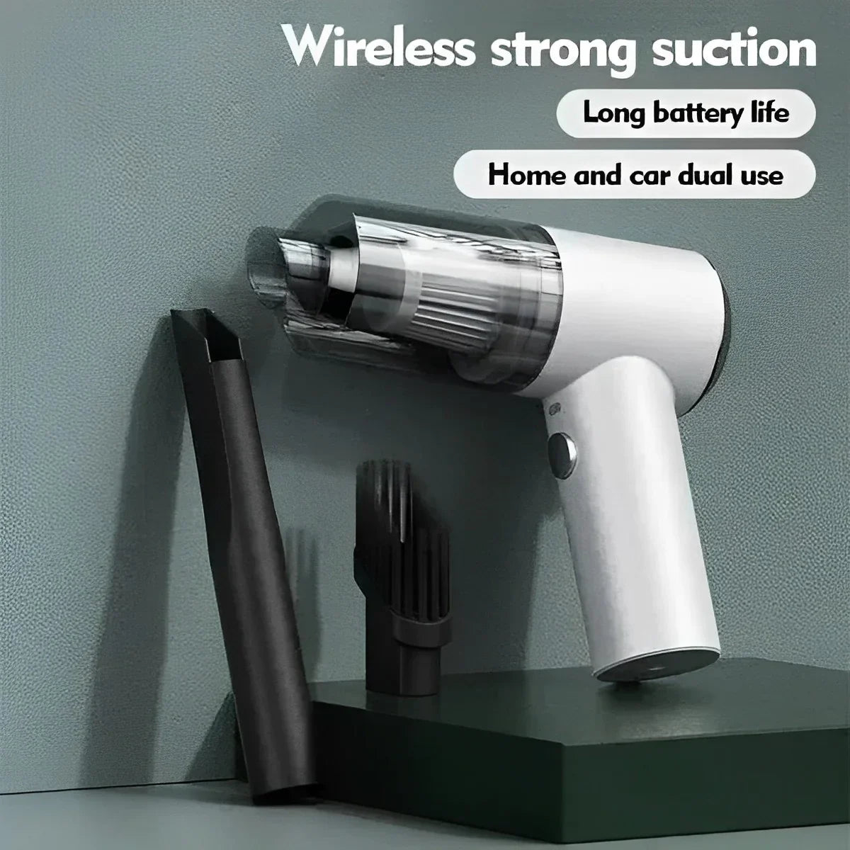 Imported Cordless 3-in-1 Rechargeable Vacuum Cleaner and Blower - Cleans up every corner of your Home and Car