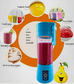 Mini Portable Blender, USB Rechargeable Personal Mixer 380ML ( Multicolored)