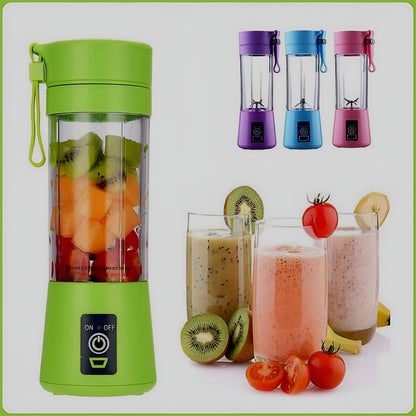 Mini Portable Blender, USB Rechargeable Personal Mixer 380ML ( Multicolored)