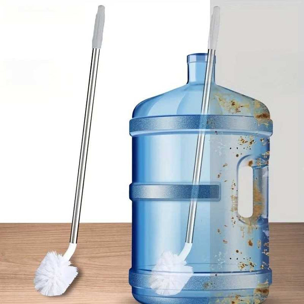 Pure water bucket brush, extended brush bucket, washing bucket artifact, long handle bucket water cleaning brush