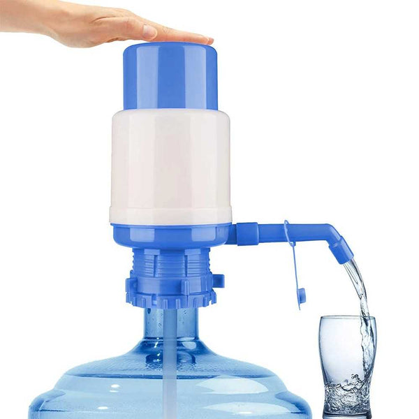 Water Bottles Pump Manual Hand Pressure Drinking Fountain Pressure Pump with Extra Short Tube and Cap Fits Most 5 Gallon Water