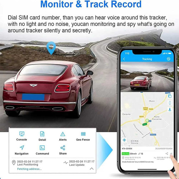 GPS Tracker for Vehicles Anti-Lost GPS Tracking Device, Full Global Coverage Long Standby for Vehicle Car Person Location