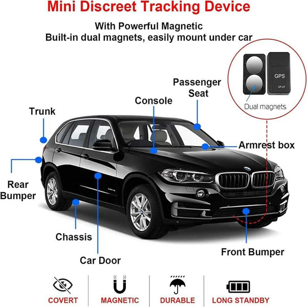 GPS Tracker for Vehicles Anti-Lost GPS Tracking Device, Full Global Coverage Long Standby for Vehicle Car Person Location