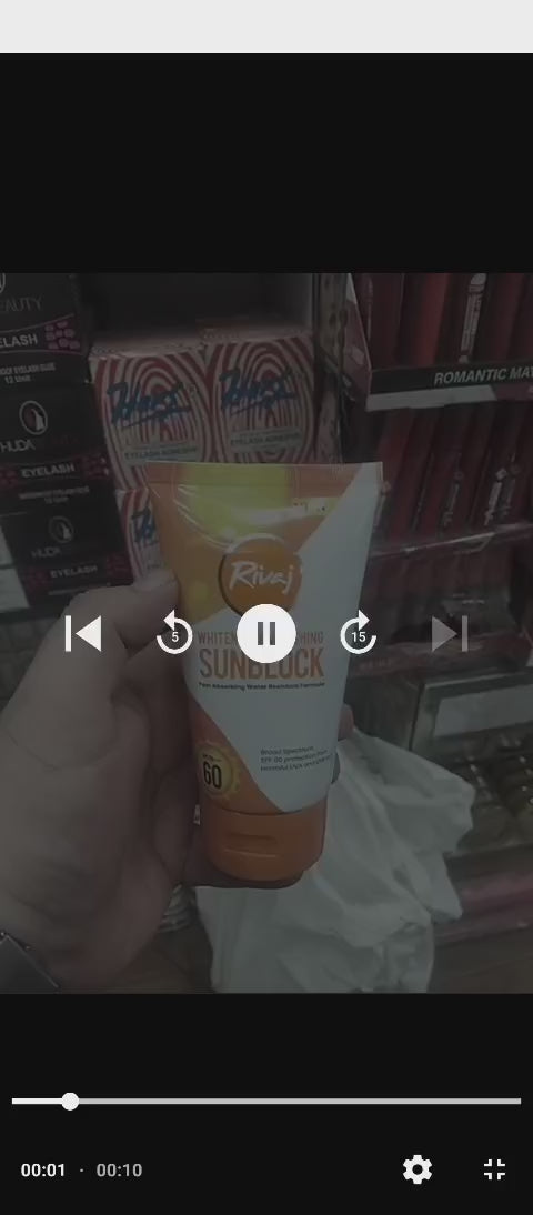 Rivaj Whitening and Vanishing Sunblock SPF 60