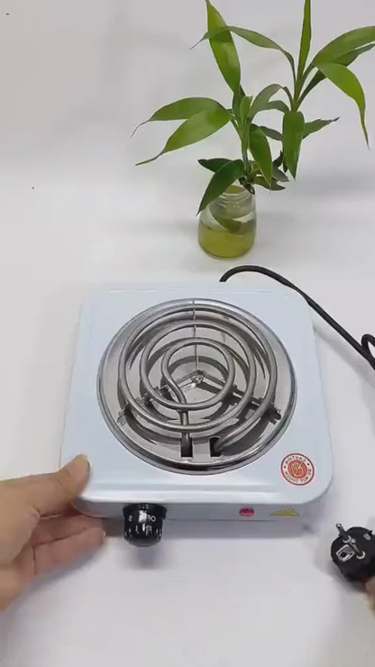 RAF 1000W Single Electric Stove – Portable Hot Plate Countertop Cooker with Adjustable Temperature Control & Overheat Protection