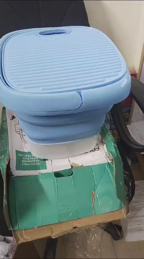 Foldable Mini Washing Machine China imported Heavy Quality -Random color