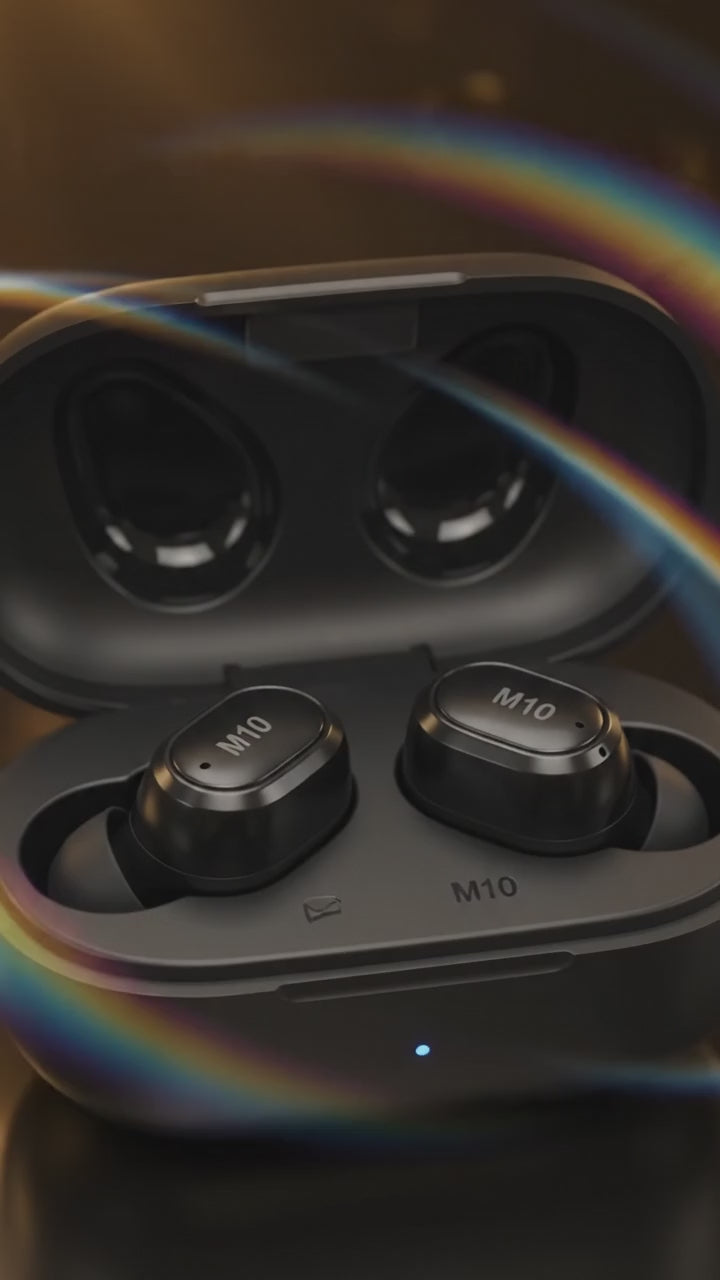 M10 DAMIX Wireless Earbuds V5.3 – Digital Battery Display, Premium Sound & Portable Charging Case