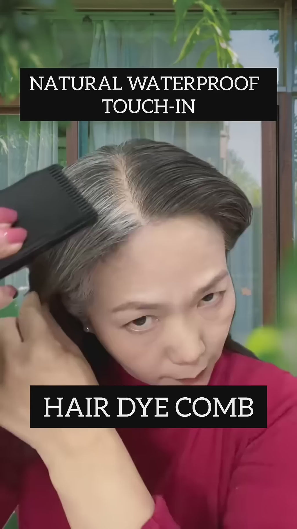Hair Comb Dye | Water And Sweat Proof Hair Comb Dye Long Lasting Easy To Use Safe And Effective Hair Coloring Solution