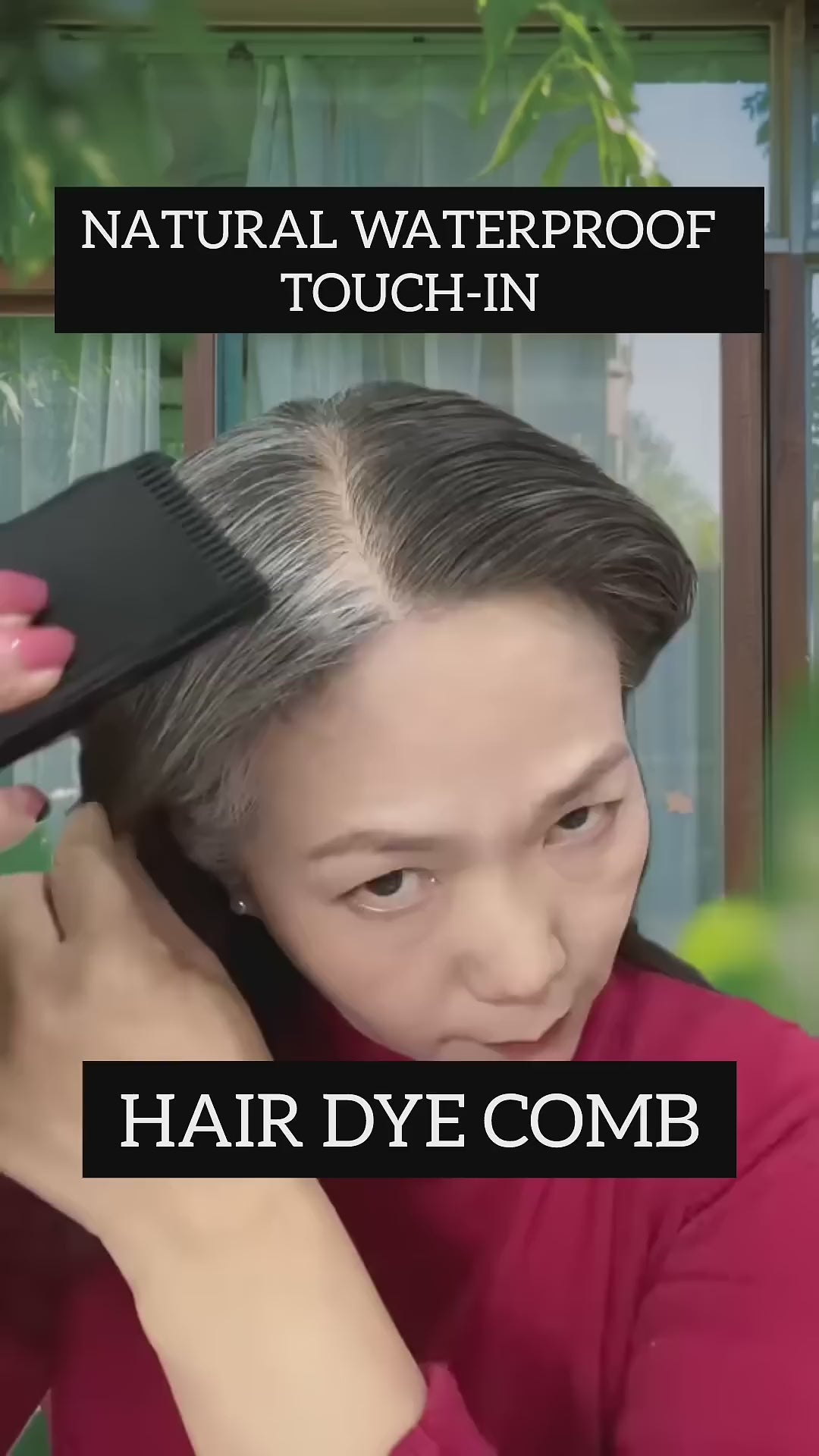 Hair Comb Dye | Water And Sweat Proof Hair Comb Dye Long Lasting Easy To Use Safe And Effective Hair Coloring Solution