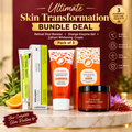 Ultimate Skin Transformation Bundle Deal – Retinal Shot Booster, Orange Enzyme Gel & Zafrani Whitening Cream (Pack of 3)