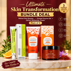 Ultimate Skin Transformation Bundle Deal – Retinal Shot Booster, Orange Enzyme Gel & Zafrani Whitening Cream (Pack of 3)