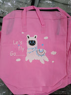 Cartoon Cotton Quilt Bag Foldable Handheld Children's Storage Bag Moisture Proof Clothing Quilt Bag for Kindergar