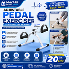 Adjustable Pedal Exerciser For Home Workout | Legs Exerciser Gym Tool | Portable Pedal Cycle For Home