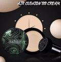 SUNISA Waterproof Mushroom Head Air Cushion Foundation – BB &amp; CC Cream with Moisturizing Liquid Base and Sponge Applicator