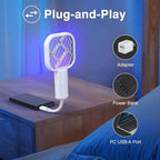 Mini USB Rechargeable Mosquito Racket with UV Light – Portable Electric Bug Zapper