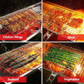 Bbq Stainless Steel Hand Grill (Small Size).13.39" x 9.06 "