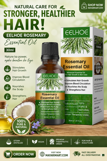 30ml Rosemary Hair Care Essential Oil Anti Hair Loss Growth Essential Oil Hair Care Nourishing Scalp Essential Oil