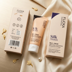 FLICKA Professional Silk Touch Milk-Cream Concentrate 60g | 3-in-1 Moisturizer, Primer & Makeup Base | Multi-Function Hydrating Face Cream
