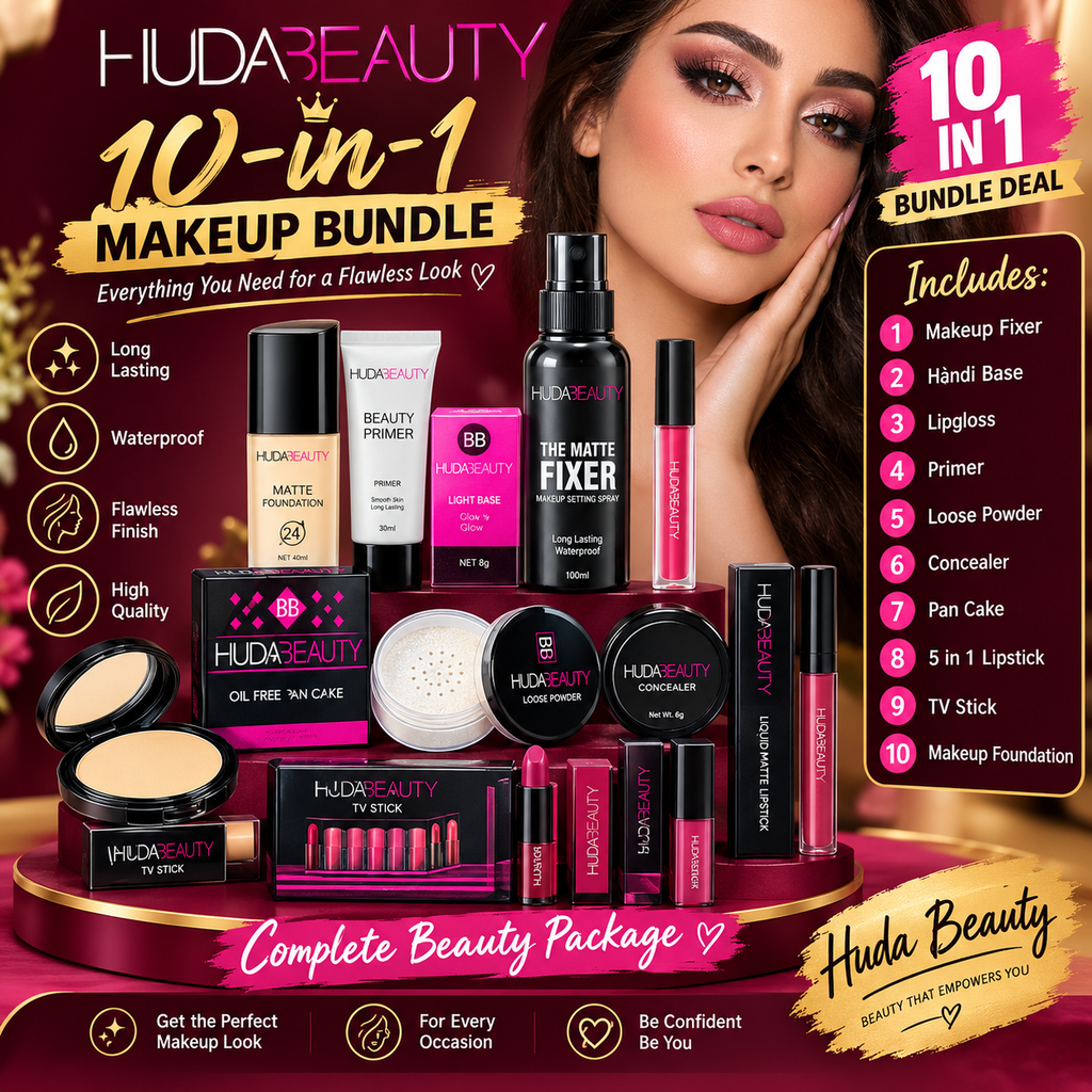 10 in 1 Makeup Deal / Huda Beauty Makeup Bundle perfect for all your beauty