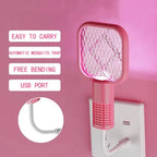 Mini USB Rechargeable Mosquito Racket with UV Light – Portable Electric Bug Zapper
