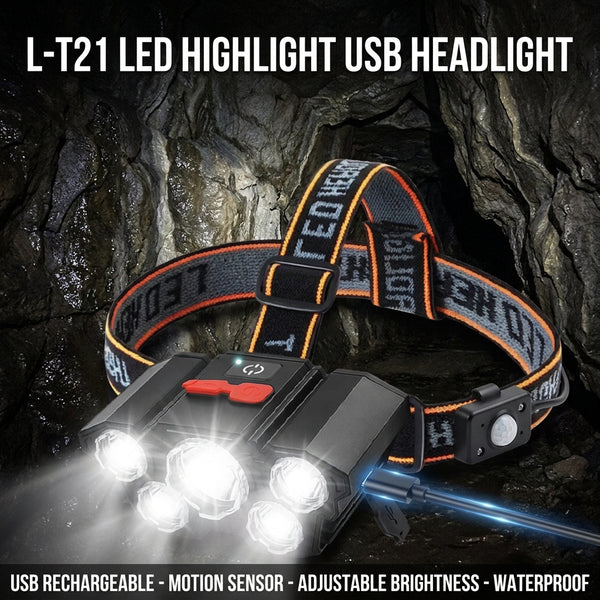 L-T21 LED Highlight USB Headlight - Lighting Product Designed For Illumination And Daily Lighting Routine