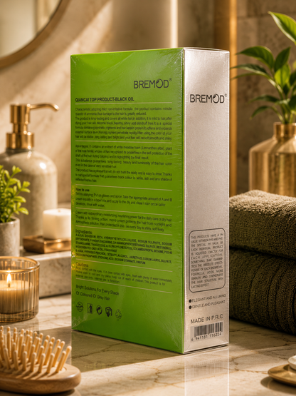 BREMOD-TOP SMOOTH BLACK HAIR OIL 500ML*2