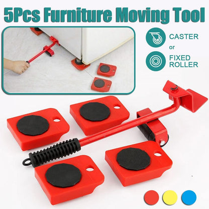 Furniture Transport Lifter Tool Set | Mover Roller Device | Heavy Stuffs Moving Hand Tools