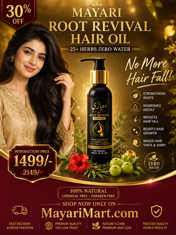 MAYARI Herbal Hair Oil | 25+ Herbs + Zero Water | Strong Roots • Less Breakage • Healthy Hair ✨100 ML