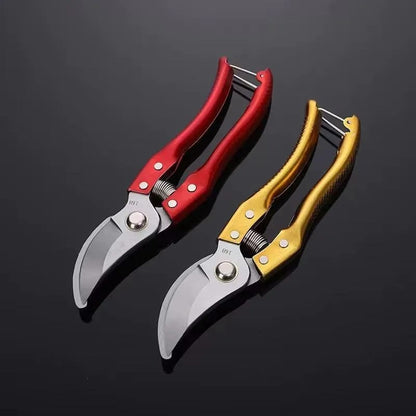 High Carbon Steel Pruning Shears Cutter – Stainless Steel Gardening Scissor for Plant & Branch Cutting