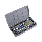 Aiwa 40 PCS Combination Socket Wrench Set – Complete Mechanical Tool Kit for Home, Garage & Automotive Repair