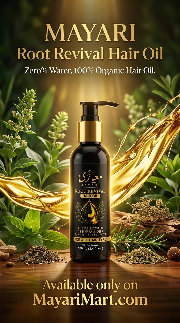 MAYARI Herbal Hair Oil | 25+ Herbs + Zero Water | Strong Roots • Less Breakage • Healthy Hair ✨100 ML