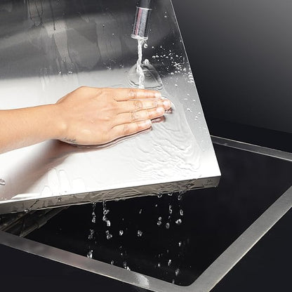 Stainless Steel Cutting Board (Large Size) Durable, hygienic and easy to clean perfect for all your chopping needs (large size: 40x48cm)|15.74" x 19" inches