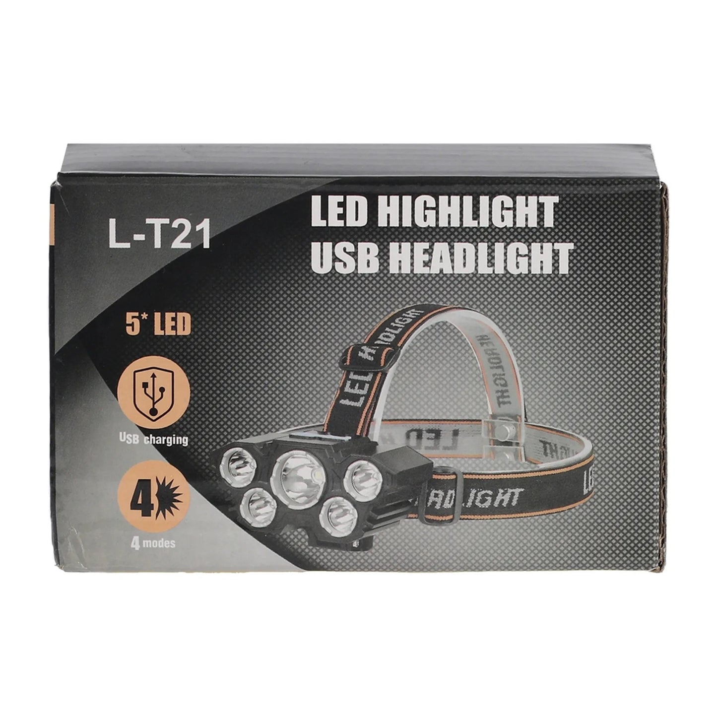 L-T21 LED Highlight USB Headlight - Lighting Product Designed For Illumination And Daily Lighting Routine